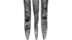 Drei eisenzeitliche Eisenpickelspitzen | © Naturhistorisches Museum Wien 