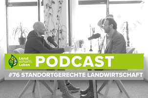 Hannes Royer und Thomas Guggenberger im Podcast-Studio von Land schafft Leben | © Land schafft Leben