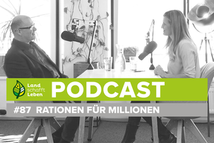 Maria Fanninger und Manfred Ronge im Podcast-Studio von Land schafft Leben | © Land schafft Leben