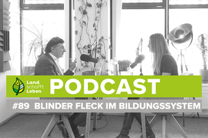 Maria Fanninger und Andreas Salcher im Podcast-Studio von Land schafft Leben | © Land schafft Leben