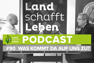 Hannes Royer und Franz Sinabell im Podcast-Studio von Land schafft Leben | © Land schafft Leben