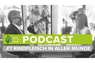 Maria Fanninger und Stefan Lindner im Podcast-Studio von Land schafft Leben | © Land schafft Leben