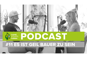 Maria Fanninger und Matthias Mayr im Podcast-Studio von Land schafft Leben | © Land schafft Leben