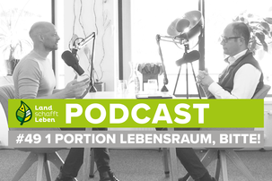 Hannes Royer und Mathias Schattleitner im Podcast-Studio von Land schafft Leben | © Land schafft Leben