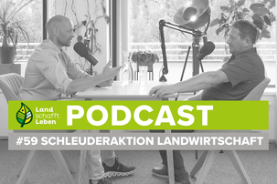 Hannes Royer und Johann Konrad im Podcast-Studio von Land schafft Leben | © Land schafft Leben