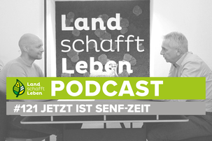 Hannes Royer und Jürgen Brettschneider im Podcast-Studio von Land schafft Leben | © Land schafft Leben