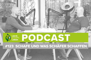 Hannes Royer und Thomas Koch im Podcast-Studio von Land schafft Leben | © Land schafft Leben