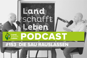 Hannes Royer und Werner Hagmüller im Podcast-Studio von Land schafft Leben | © Land schafft Leben