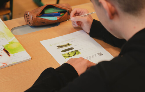 Schüler löst ein Land schafft Leben-Arbeitsblatt | © Land schafft Leben