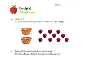 Arbeitsblatt zum Thema Apfel | © Land schafft Leben