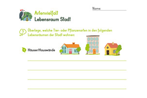 Arbeitsblatt Artenvielfalt  | © Land schafft Leben