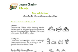 Elterninfo Jausen-Checker | © Land schafft Leben