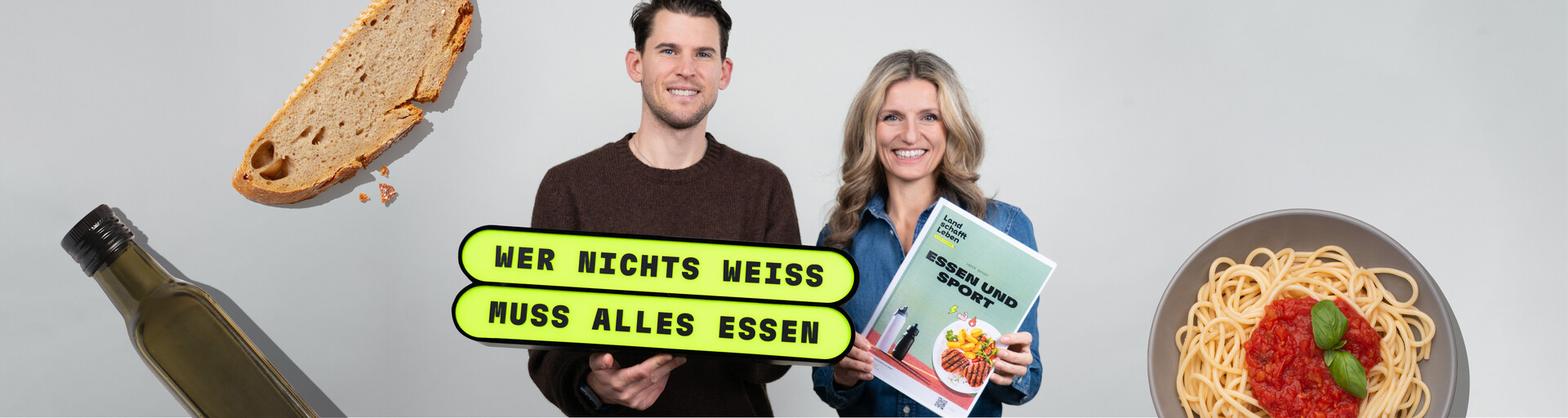 Dominic Thiem und Maria Fanninger | © Land schafft Leben