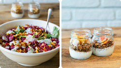Buchweizensalat und Granola | © Land schafft Leben