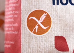 Mehlpackung mit glutenfrei-Label | © Land schafft Leben