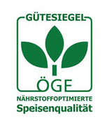 ÖGE Gütesiegel für naturstoffoptimierte Speisenqualität | © Österreichische Gesellschaft für Ernährung