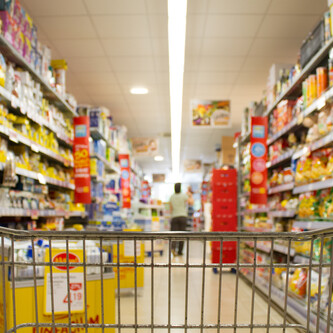 Einkaufen im Supermarkt