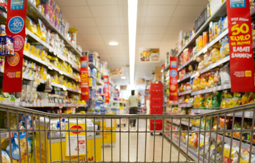 Einkaufen im Supermarkt