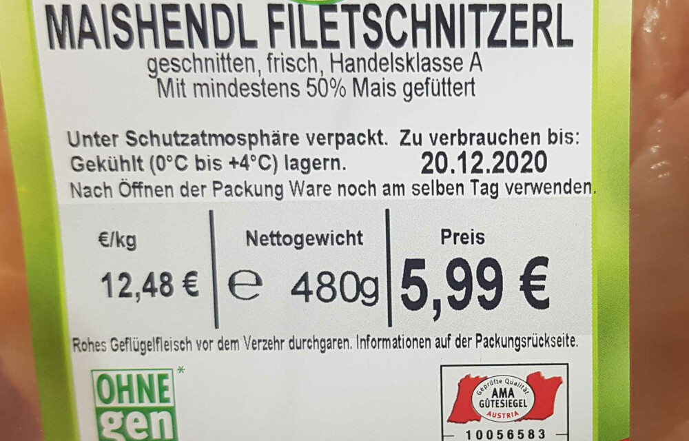 Lebensmittelkennzeichnung Land schafft Leben