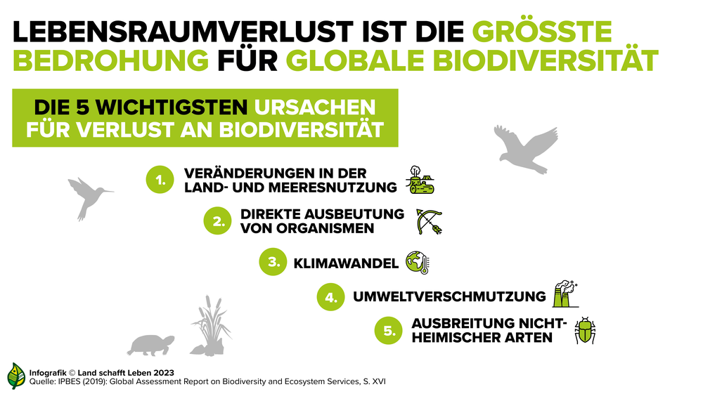 Infografik Landwirtschaft, Ernährung, Klima | © Land schafft Leben