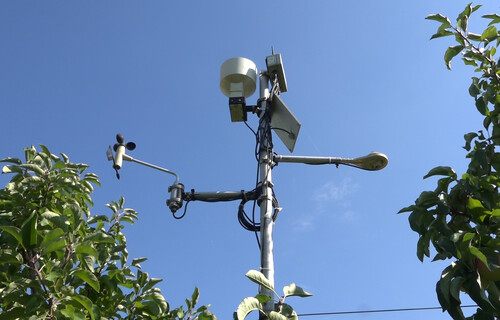 Apfel Wetterstation | © Land schafft Leben Apfel Wetterstation | © Land schafft Leben