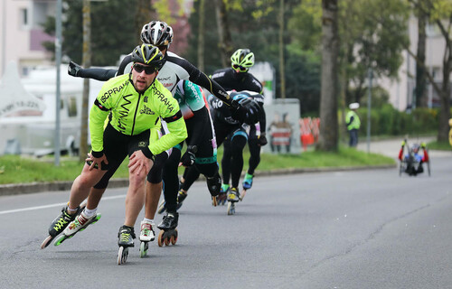 Mehrere Rollerskater in einem Wettkampf | © Linz Marathon / Klaus Mitterhauser