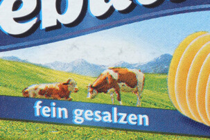 Packung fein gesalzene Teebutter von Schärdinger | © Land schafft Leben