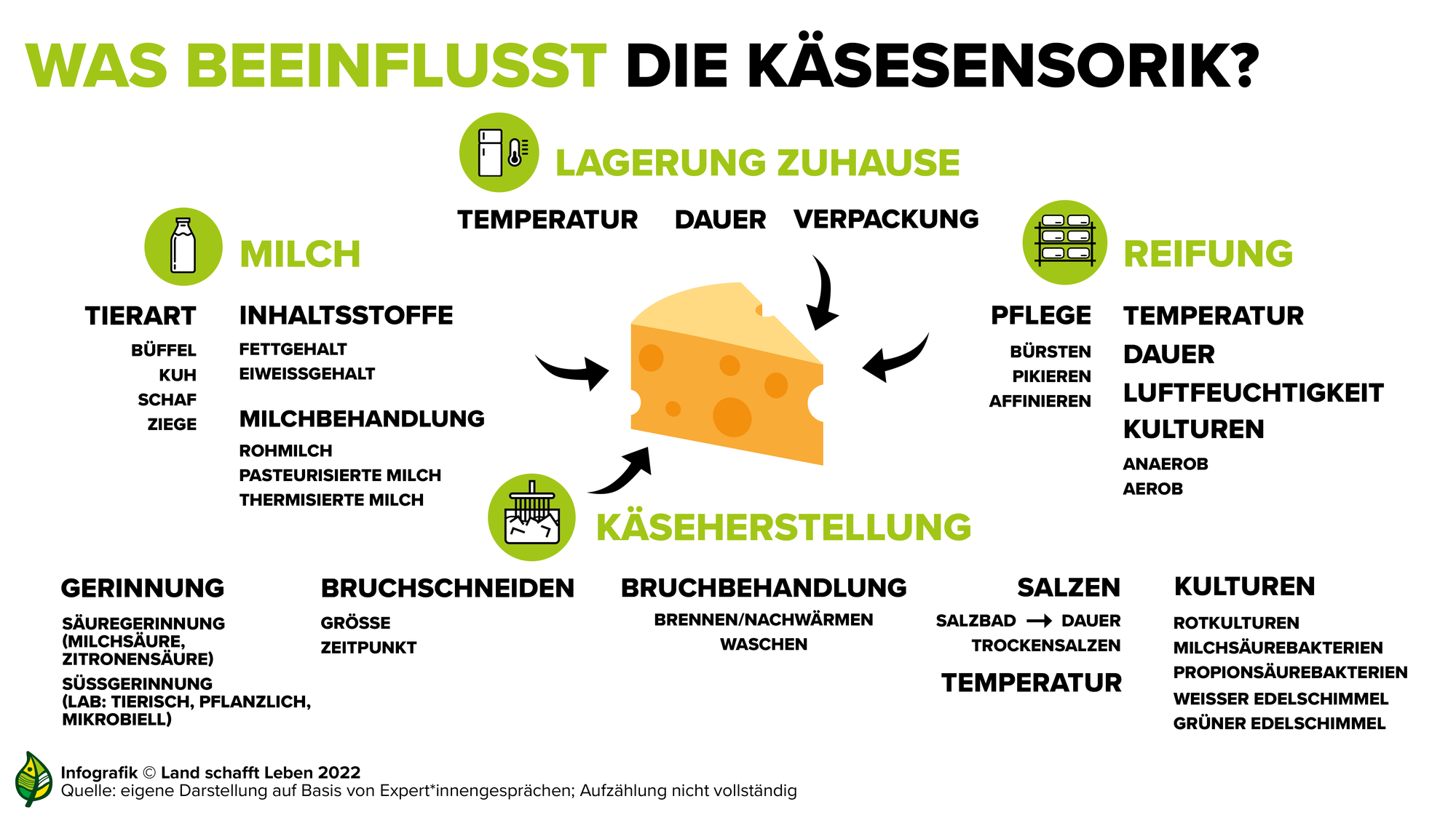 Sensorik | Käse | Land schafft Leben