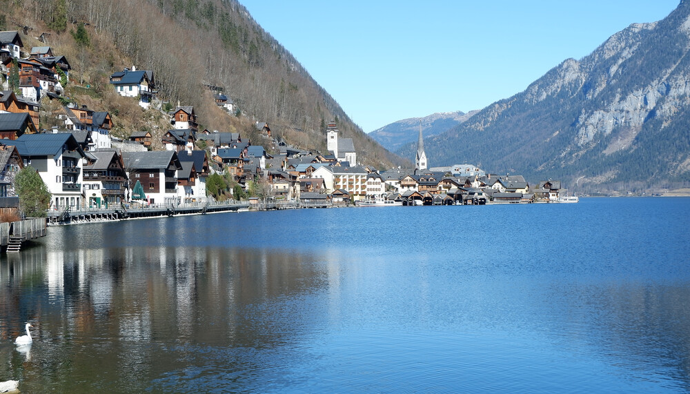 Hallstatt vom See aus | © Land schafft Leben