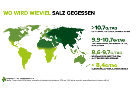 Infografiken zum Salz I Land schafft Leben