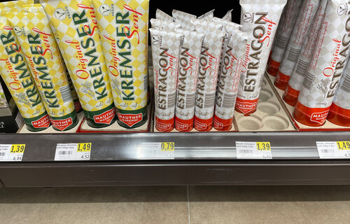 Senf im Supermarkt | © Land schafft Leben Senf im Supermarkt, Preis | © Land schafft Leben