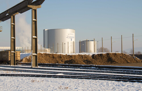Zuckerfabrik | © Land schafft Leben Zuckerfabrik von Wiener Zucker von außen | © Land schafft Leben