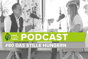 Maria Fanninger und Martin Grassberger im Podcast-Studio von Land schafft Leben | © Land schafft Leben