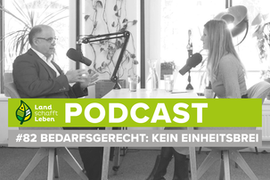 Maria Fanninger und Meinrad Lindschinger im Podcast-Studio von Land schafft Leben | © Land schafft Leben