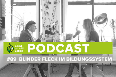 Maria Fanninger und Andreas Salcher im Podcast-Studio von Land schafft Leben | © Land schafft Leben
