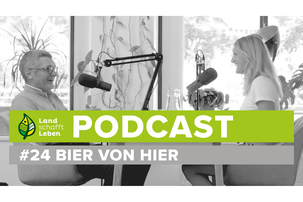 Maria Fanninger und Josef Rieberer im Podcast-Studio von Land schafft Leben | © Land schafft Leben