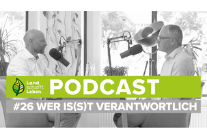 Hannes Royer und Stefan Pernkopf im Podcast-Studio von Land schafft Leben | © Land schafft Leben