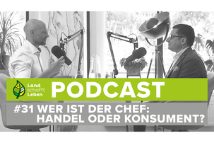 Hannes Royer und Marcel Haraszti im Podcast-Studio von Land schafft Leben | © Land schafft Leben