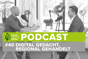 Hannes Royer und Rainer Will im Podcast-Studio von Land schafft Leben | © Land schafft Leben