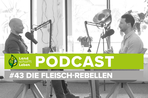 Hannes Royer und Philipp Stangl im Podcast-Studio von Land schafft Leben | © Land schafft Leben