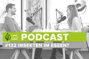 Maria Fanninger und Andreas Koitz im Podcast-Studio von Land schafft Leben | © Land schafft Leben