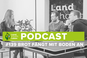 Maria Fanninger, Georg Öfferl und Lukas Uhl im Podcast-Studio von Land schafft Leben | © Land schafft Leben